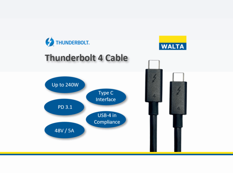 Thunderbolt 4 USB-C cable