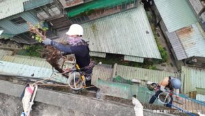 新北外牆鋼筋外露 修繕 防水施工｜鼎豐外牆修繕工程-2
