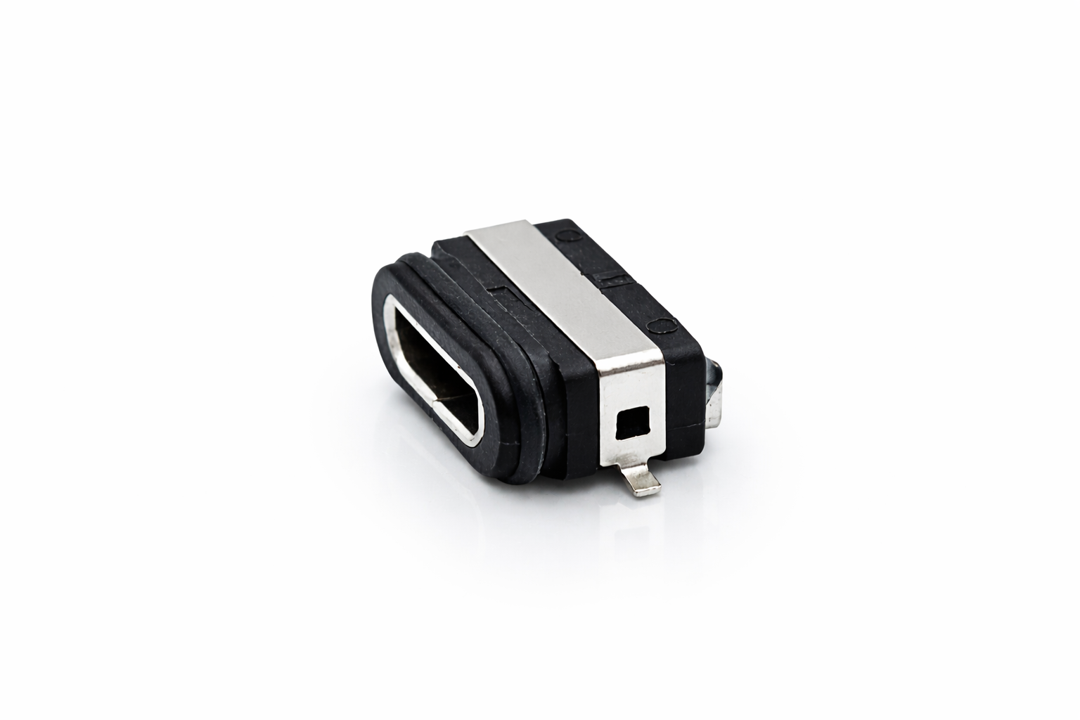 Waterproof Micro USB receptacle